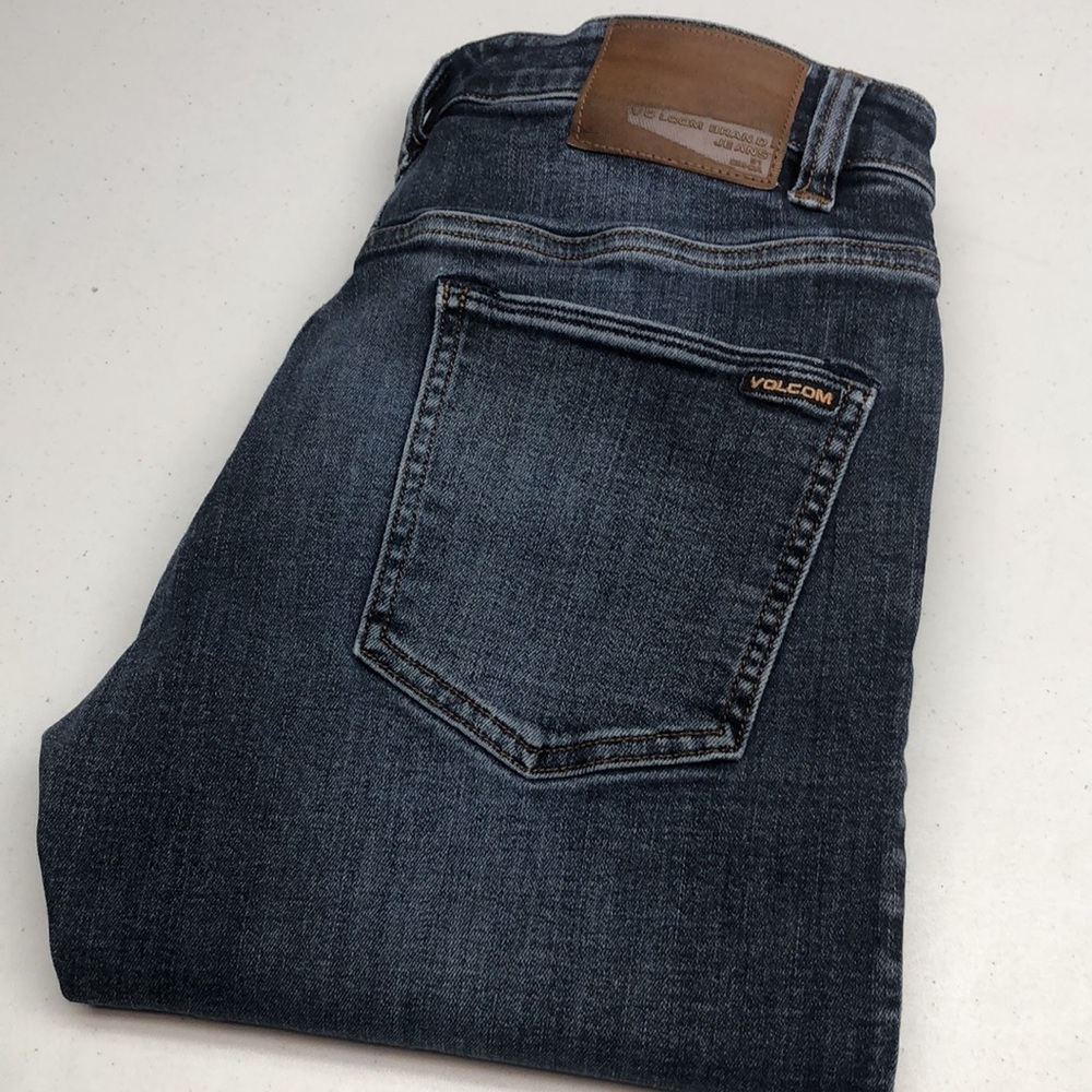 PREMIUM MENS VOLCOM SOLVER MODERN STRAIGHT JEANS 30x30 ⭐️